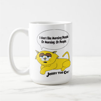 Mug "Je n'aime pas les gens du matin" Jerry The Cat Mu