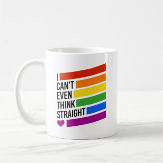 Mug Je n'arrive même pas à penser tout droit