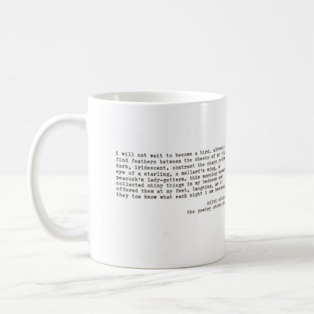 Mug "je n'attendrai pas " (Gauche)