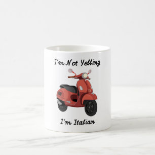 Mug Je Ne Crie Pas, Je Suis Italien