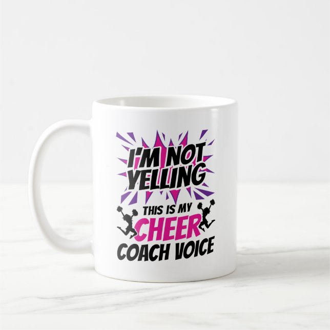 Mug Je ne crie pas que c'est ma voix d'entraîneur (Gauche)