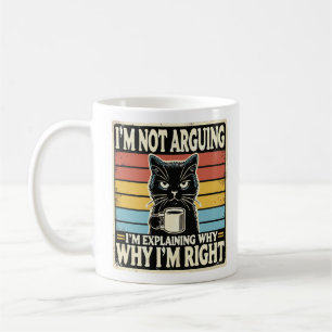 Mug Je ne discute pas, j'explique simplement pourquoi 
