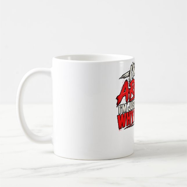 Mug Je ne discute pas, j'explique simplement pourquoi  (Gauche)
