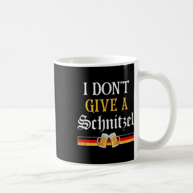 Mug Je Ne Donne Pas De Bière Allemande Schnitzel Wurst (Droite)