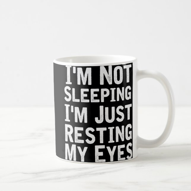 Mug Je ne dors pas Je ne fais que reposer mes yeux Pap (Droite)