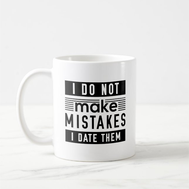 Mug Je Ne Fais Pas D'Erreurs (Gauche)
