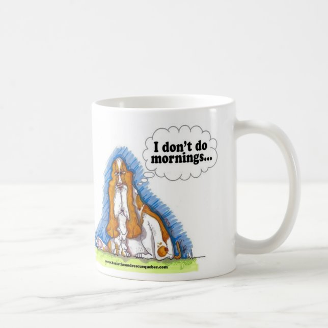 Mug Je ne fais pas des matins (Droite)