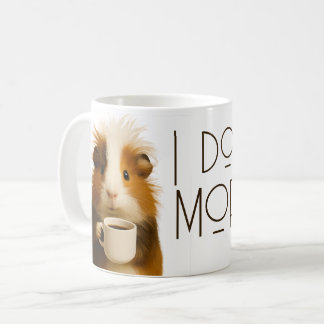 Mug Je ne fais pas les matins drôle cobaye caféine