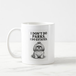 Mug Je ne fais pas les parcs - je fais les domaines D