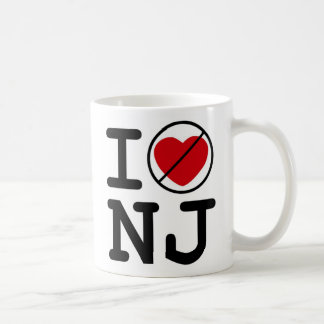 Mug Je ne fais pas New Jersey de coeur