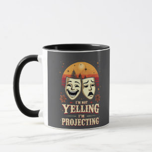 Mug Je ne hurle pas Je projette le Théâtre Rétro