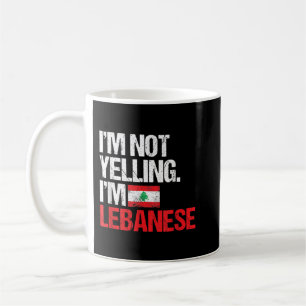 Mug Je ne hurle pas je suis Libanais