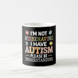 Mug Je ne me comporte pas mal, j'ai une conscience de