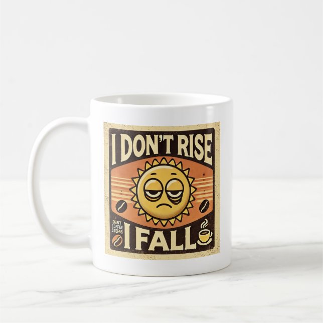 Mug « Je ne me lève pas, je tombe » (Gauche)
