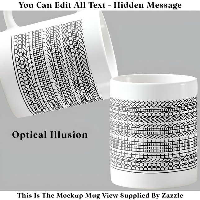 Mug Je ne me sens pas très efficace Message caché 124B (Créateur téléchargé)