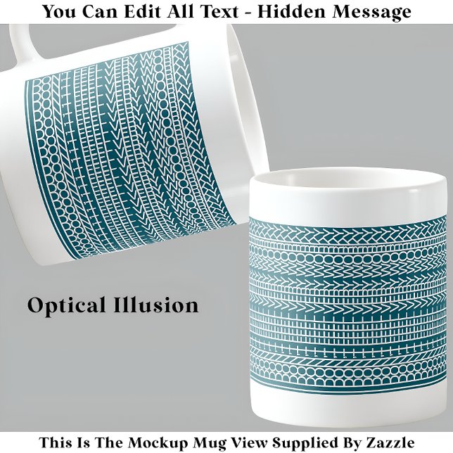 Mug Je ne me sens pas très efficace Message caché 124W (Créateur téléchargé)