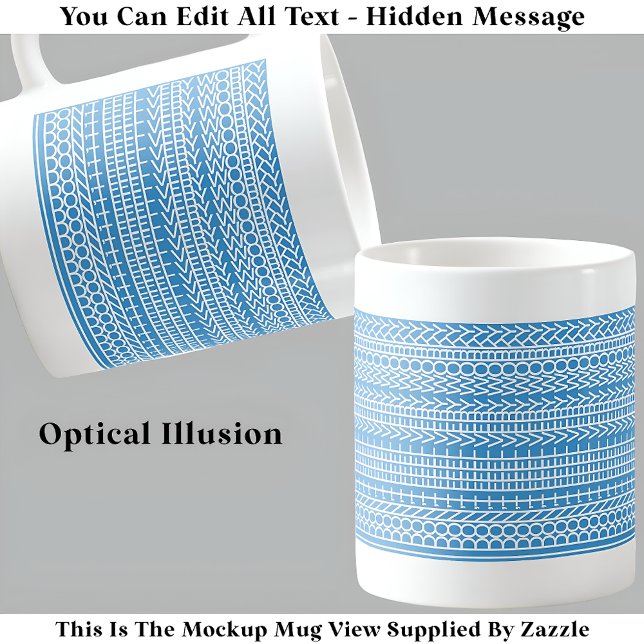 Mug Je ne me sens pas très efficace Message caché 124W (Créateur téléchargé)