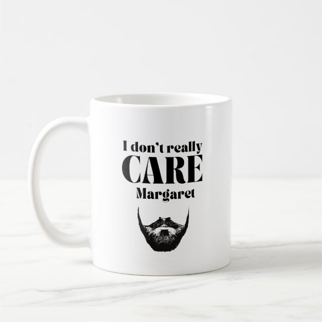 Mug Je ne m'intéresse pas vraiment Margaret JD Vance M (Gauche)
