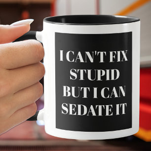 Mug Je ne parviens pas à réparer un texte stupide sur 