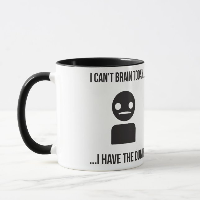 Mug Je ne peux pas Cerner aujourd'hui... J'Ai La Bête (Gauche)