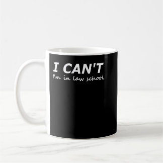 Mug Je ne peux pas être en droit à la faculté de droit