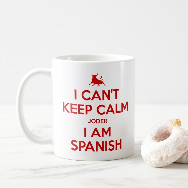 Mug Je ne peux pas garder le calme (Avec donut)