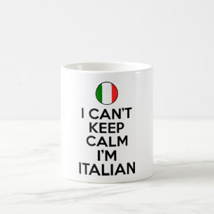 Mug Je ne peux pas garder le calme italien