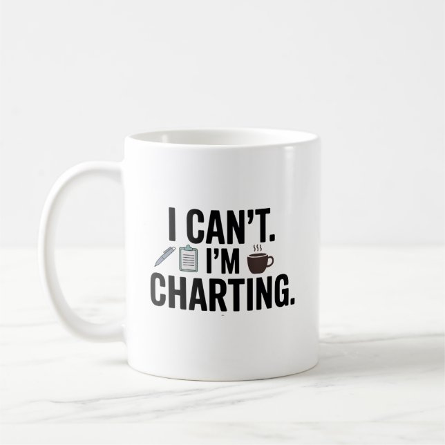 Mug Je ne peux pas. Je suis en train de remplir des do (Gauche)
