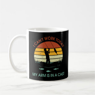 Mug Je ne peux pas travailler aujourd'hui, mon bras es