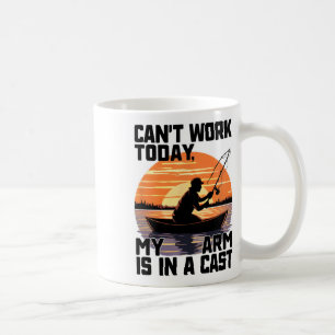 Mug Je ne peux pas travailler aujourd'hui, mon bras es