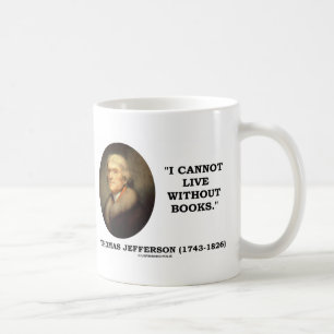 Mug Je ne peux pas vivre sans livres