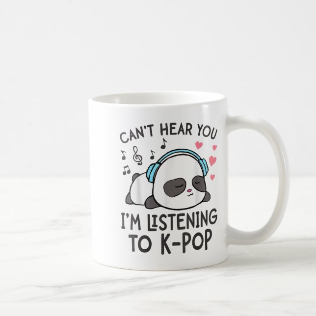 Mug Je ne peux pas vous entendre J'écoute les femmes d (Droite)