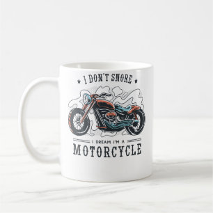 Mug Je ne ronfle pas je rêve que je suis une moto