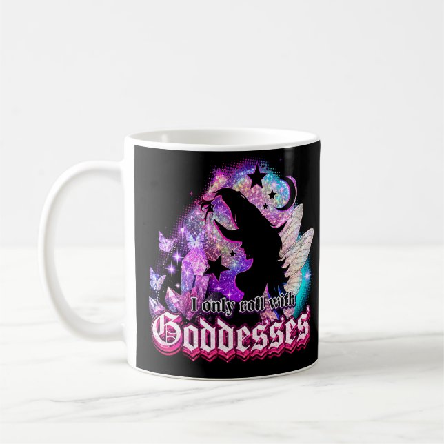 Mug Je Ne Roule Qu'Avec Des Déesses Sorcière Fée Crist (Gauche)
