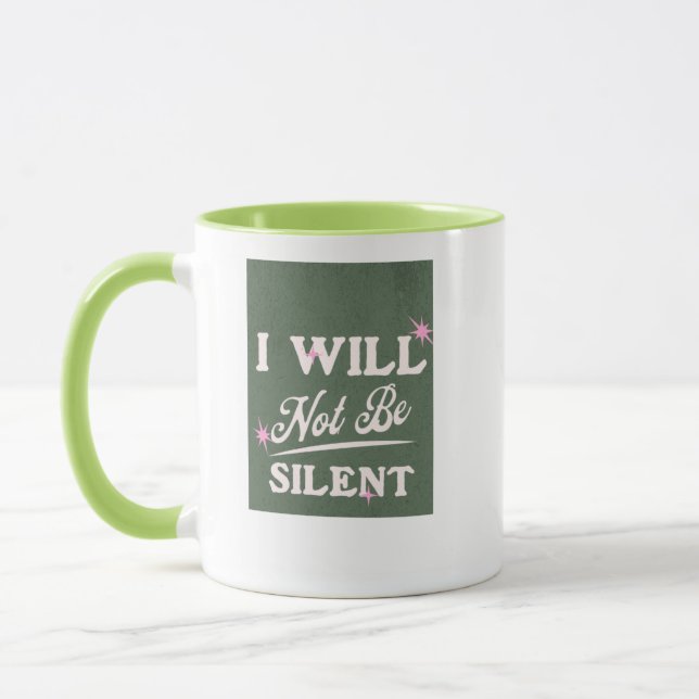 Mug Je Ne Serai Pas Silencieux (Gauche)
