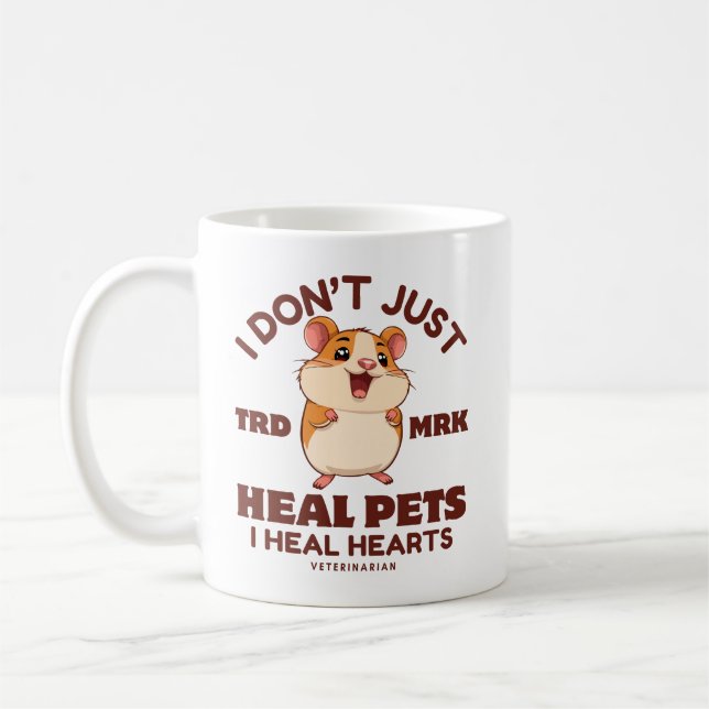 Mug Je ne soigne pas seulement les animaux de compagni (Gauche)