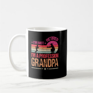 Mug Je ne suis pas à la retraite Je suis un grand-père