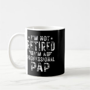 Mug Je ne suis pas à la retraite Je suis un papa profe