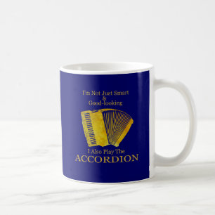 Mug Je ne suis pas accordéon simplement intelligent et