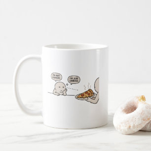 Mug Je ne suis pas affamé, je regarde simplement  Mème