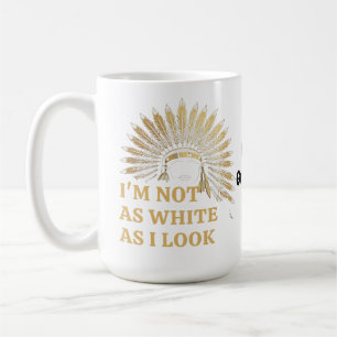 Mug Je ne suis pas aussi blanc que j'en ai l'air Céléb