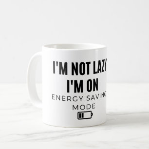 Mug Je ne suis pas blasé Je suis en mode économie d'én