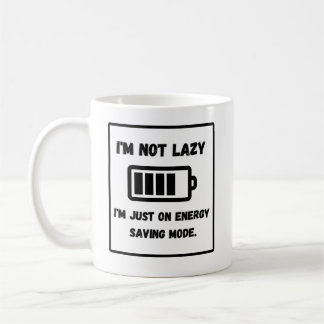 Mug "Je ne suis pas blasé, je suis juste en mode écono