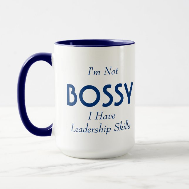 Mug Je ne suis pas BOSSY (Gauche)