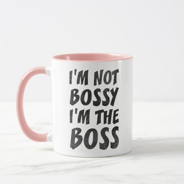 Mug Je ne suis pas Bossy Je suis le Café du Patron (Gauche)