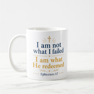 Mug Je ne suis pas ce que j'ai échoué. Je suis ce qu'I