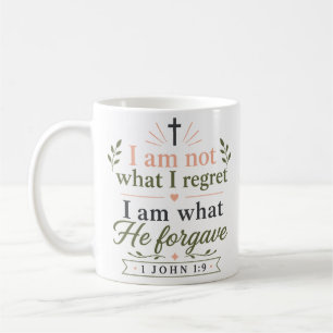 Mug Je ne suis pas ce que je regrette, je suis ce qu'I
