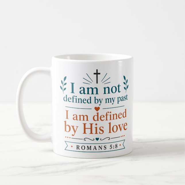 Mug Je ne suis pas défini par le passé, je suis défini (Gauche)