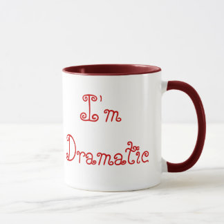 Mug Je ne suis pas déprimé, je suis dramatique