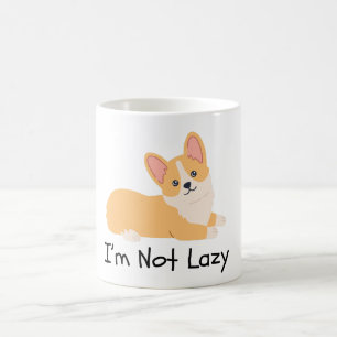 Mug Je ne suis pas des mèmes de chien paresseux